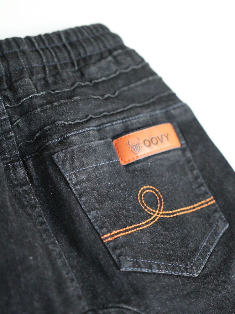OOVY Kids Black Distressed Denim Jeans