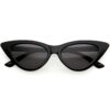 Kids Black Retro Cat Eye Sunglasses