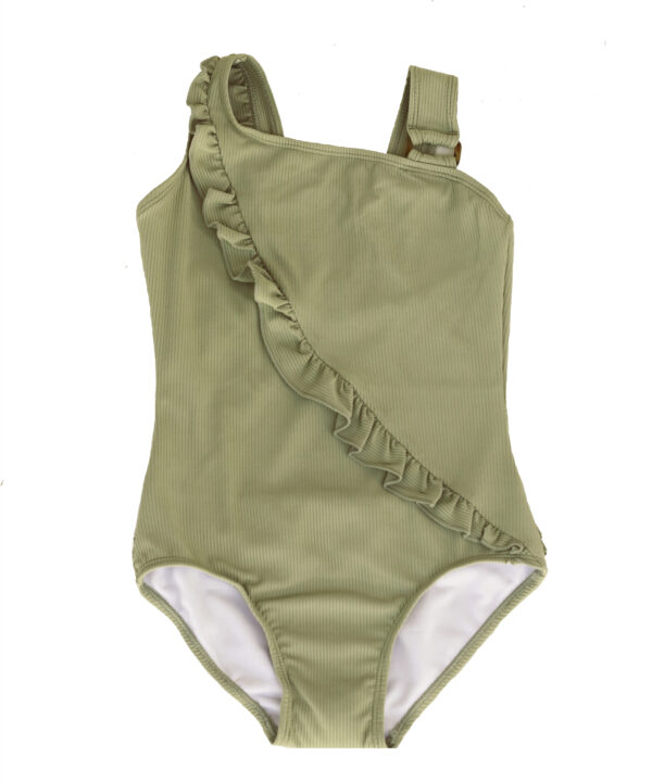 OOVY Kids Fern Eco Ribbed Swimsuit
