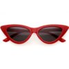 Kids Red Retro Cat Eye Sunglasses