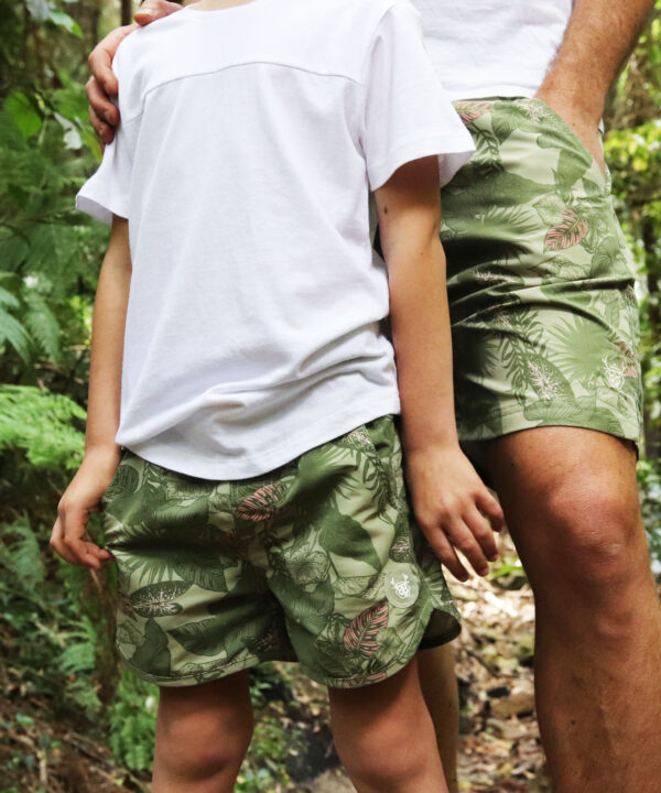 OOVY Kids Eco Daintree Boardshorts Father and Son Swimwear